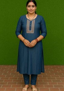New Formal Kurti Looking Like Denim
