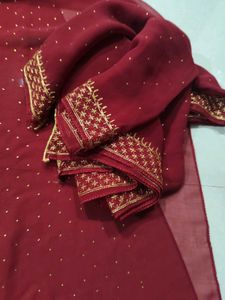 Gorgette Dress Material Heavy Sale