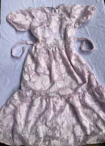 H&M Floral Puff Sleeve Dress