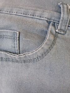 High-Waisted Denim Jeans