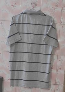 BRANDED GREY &amp; NAVY BLUE T SHIRT