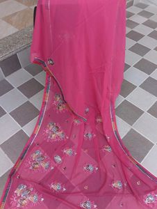 Embroidered Saree 💜