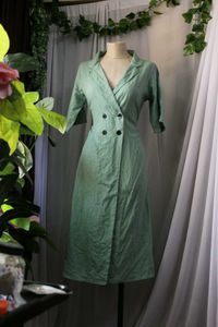 Green Shirt Dress