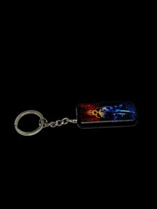 skull-design refillable flame lighter