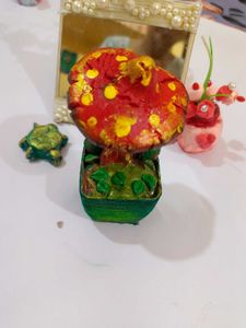 Handmade Mushroom Figurine