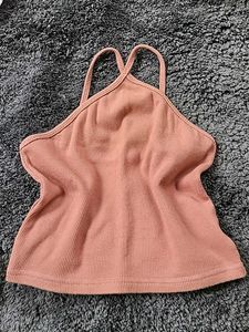 Ribbed Halter Top