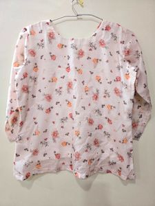 Printed Silk Top