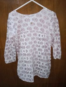 Floral Printed Cotton Top