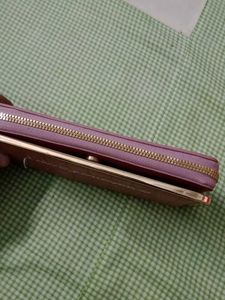 Pink Quilted Wallet