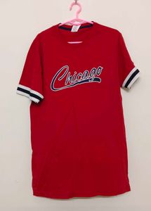 Red Chicago Graphic Tee