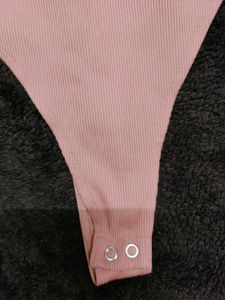 Peach Bodysuit From Forever 21