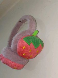 Strawberry Earmuffs - Cute &amp; Warm