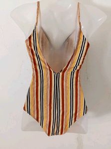 Striped Bodysuit - Trendy &amp; Chic