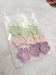 🌸Handmade Crochet Button Flower 💫✨💖