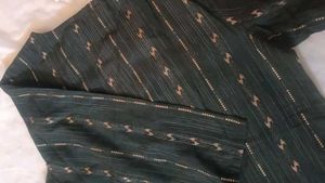Elegant Green Striped Kurta