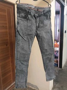 Gray Denim Jeans