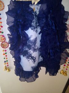 New Party Wear Organza Frock