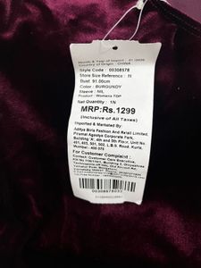 Burgundy Velvet Bodysuit (Forever 21)