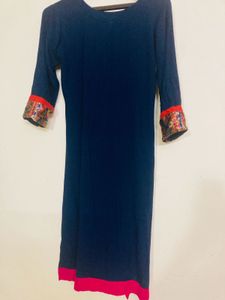 Royal Navy Blue Kurta By sabhyata