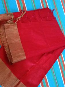 Red Ethnic Saree
