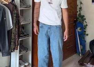 Baggy Light Wash Jeans