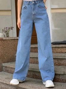 Light Wash Wide Leg Jeans