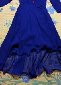 Georgette Anarkali Up Downs Frock