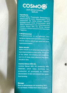 CosmoQ Skin Brightening Serum