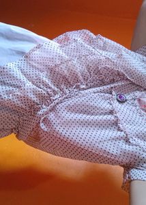 Baby Pink Polka Dot Gothic Dress