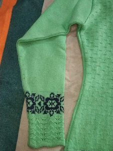Green Knitted Sweater