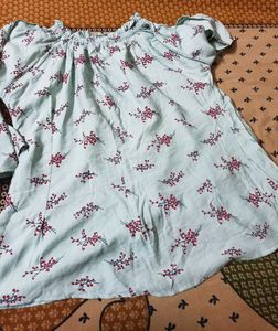 XXL tunic top blue