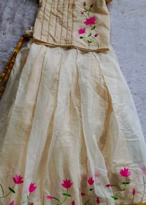 Hand-Painted Kerala Style Lehenga