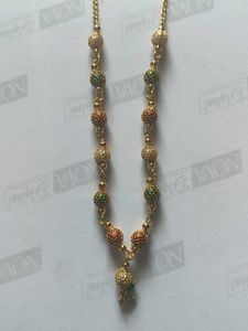 Elegant Gold-tone Beaded Necklace