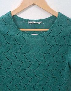 Branded Net Top