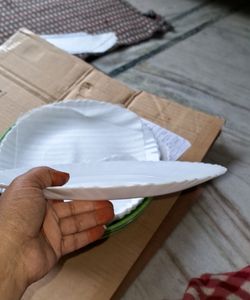 6pc Borosil Opla Dinner Plats