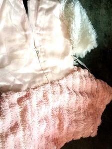 Pink Fuzzy Bunny Dress