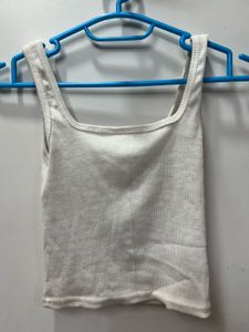 White Crop Top