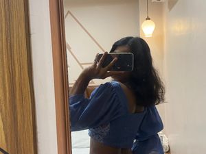 Ocean Blue Crochet Top