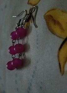 Glass Beads Earring 🌸💗