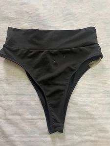 Shein Black High-Waisted Bikini Bottoms