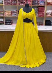 Yellow Crop Top