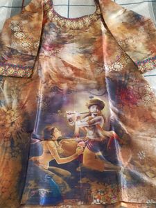 Digital Print Kurta For Wearing On Mehandi Or any Other Function