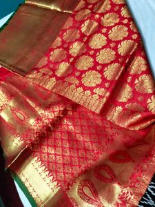 Pure Kanchi Silk Saree ♥️🍒