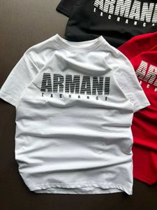 Armani Exchange Red Tee