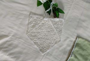 Pinterest Lace Trimmed Headscarf