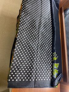 Floral Print saree with attached blouse piece