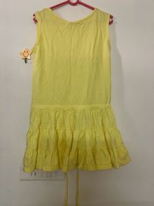 Sunny Yellow Sleeveless Cute Mini Dress