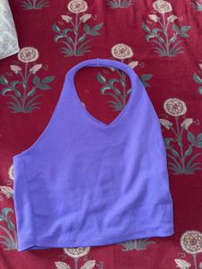 Lilac Halter Top
