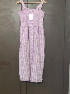 Checkered Iris Darthy Dress