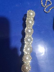 Combo Pearl and Rhinestone Hair Clip